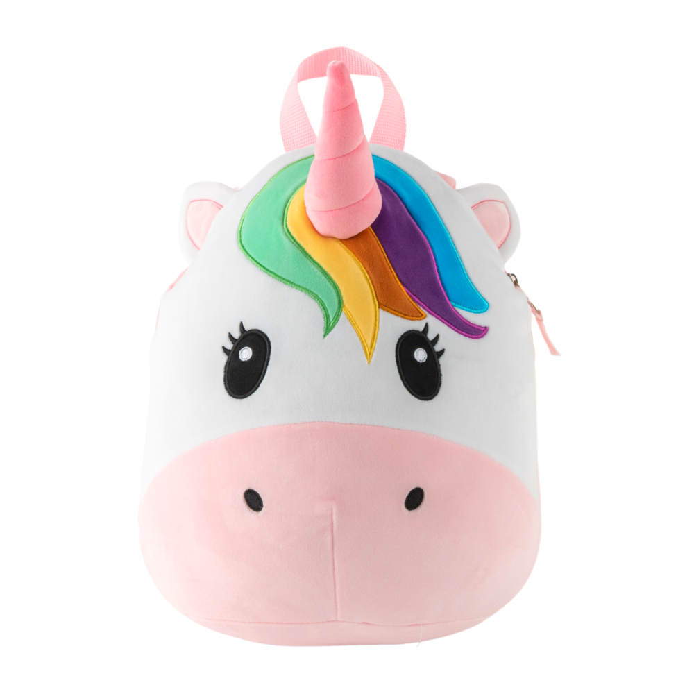 Squish Buddies Soft Plush Unicorn Backpack for Girls, 16 inch