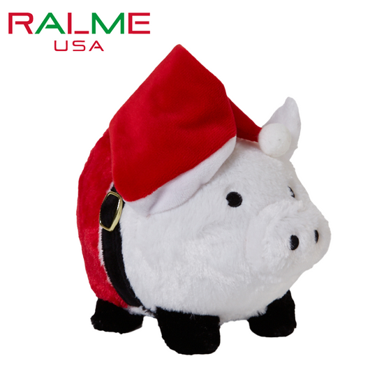 Santa Claus Christmas Plush Piggy Bank for Kids, Stuffed Animal Coin Bank