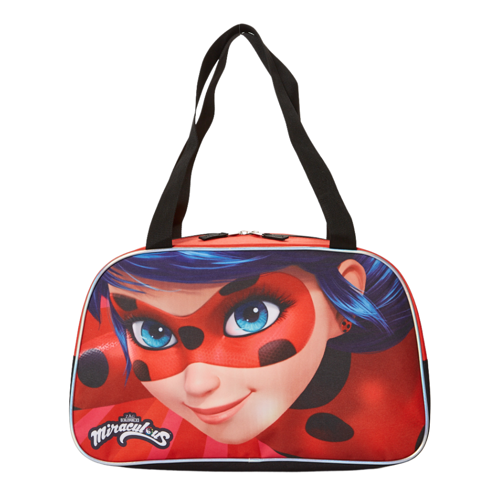 Miraculous Ladybug Duffel Bag for Dance, Travel, Sports, or