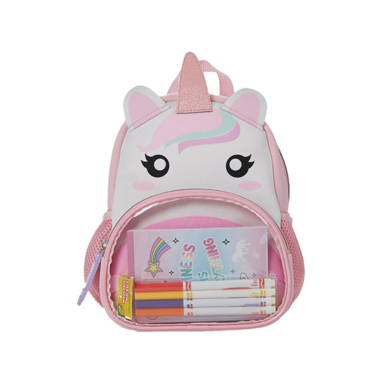 girls unicorn mini backpack Crayola Neoprene Unicorn Mini Backpack for Girls & Toddlers with Crayo – Shop Club Libby Lu
