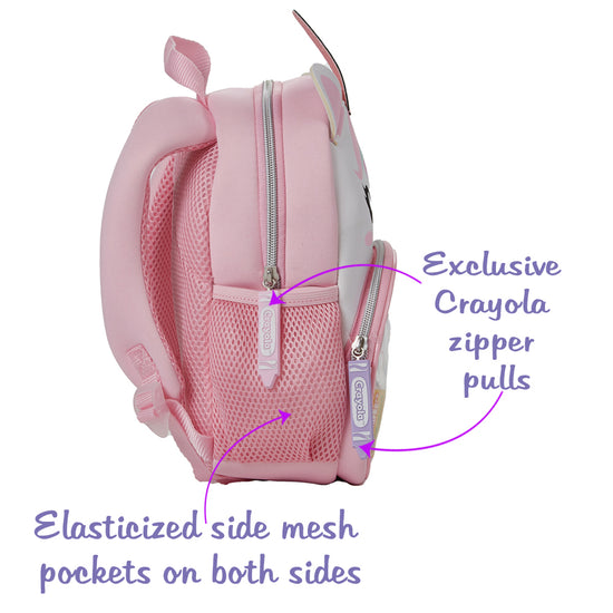 10 inch kids backpacks Crayola Neoprene Unicorn Mini Backpack for Girls & Toddlers with Crayo – Shop Club Libby Lu