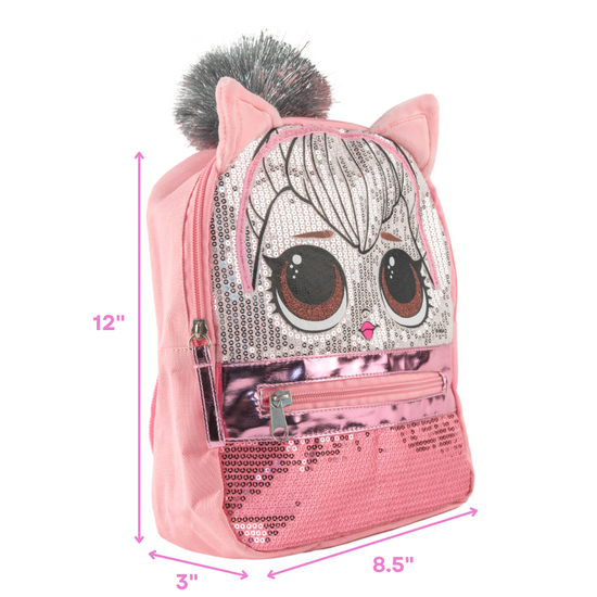LOL Mini Backpack for Girls & Toddlers - 10 Inch – Queen Kitty Mini Bag Purse