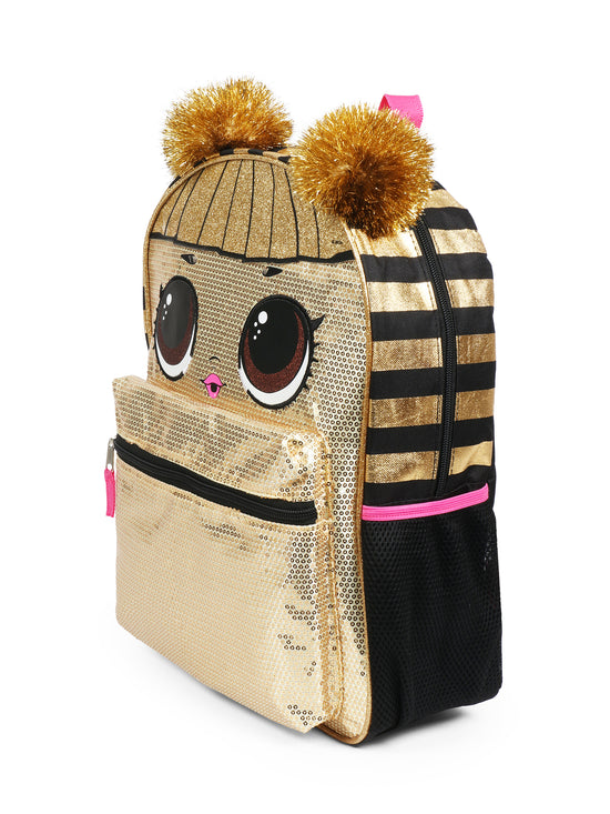 Load image into Gallery viewer, LOL Surprise Queen Bee Backpack for Girls - 16 Inch - LOL School Bag Elementary School Size
