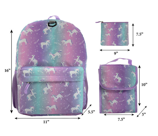 Buy Genie Unicorn Love 20L Pink Kids Backpack Online