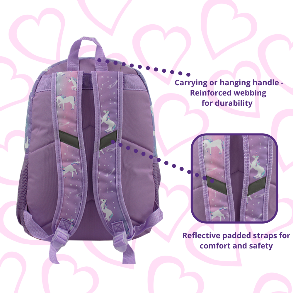 Unicorn Backpack Set for Girls, 16 inch, 6 Pieces - Includes Foldable –  Shop Club Libby Lu