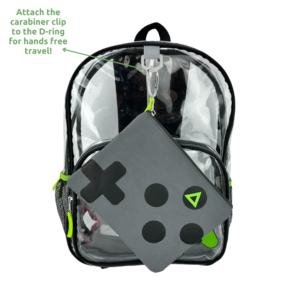 Clear backpack hot sale boys