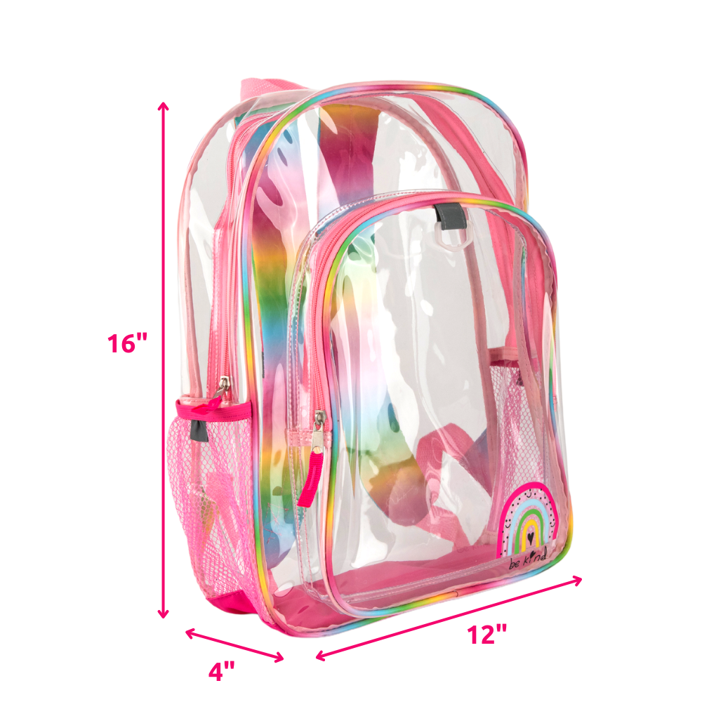 Clear bookbags top for girls