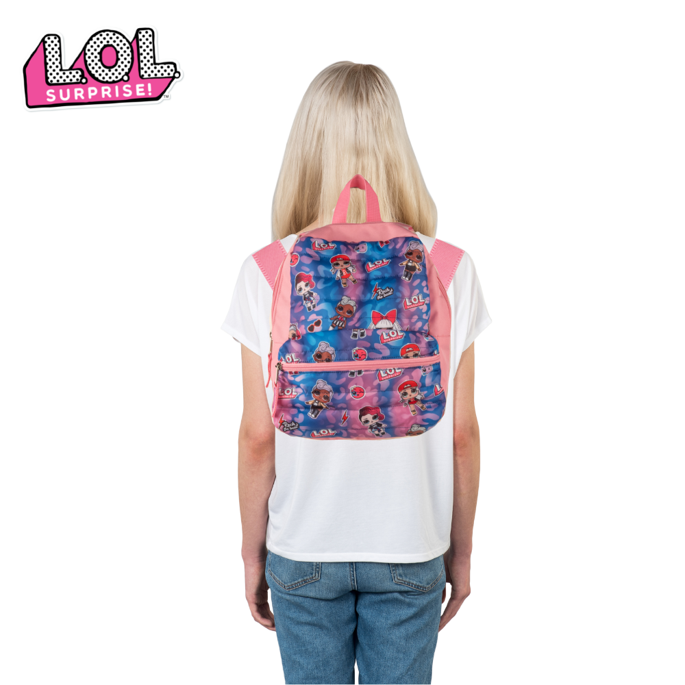 LOL Mini Backpack for Girls and Toddlers with Front Pocket