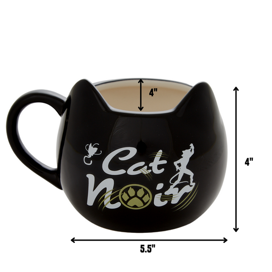 Miraculous Ladybug Cat Noir Mug, 12 oz. Ceramic Tea or Coffee Cup Gift Set
